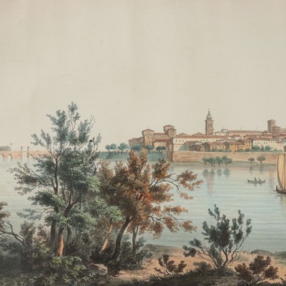 Panorama di Mantova,1852