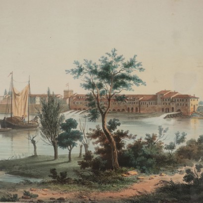 Panorama di Mantova,1852