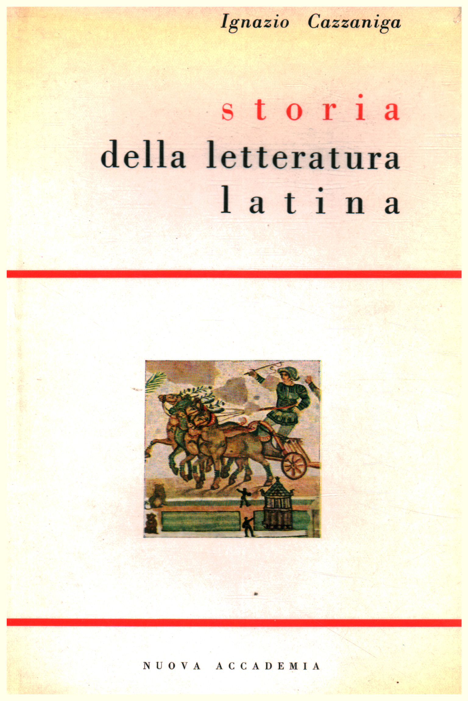 History of Latin literature, Ignazio Cazzaniga