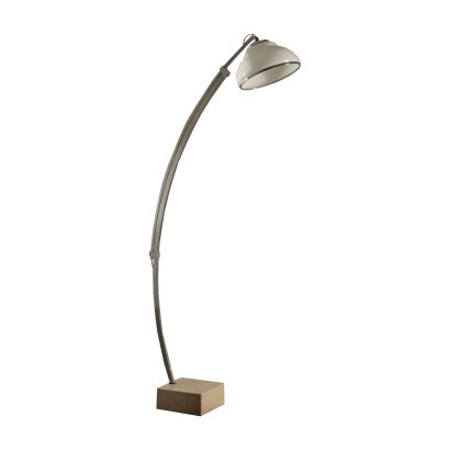 Lamp Marble Methacrylate Chromed Metal Italy 1960s Italian Production