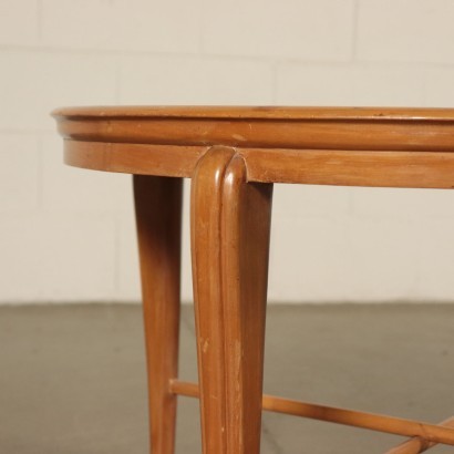 Centre Table Beech Poplar Veneer Italy 1950s