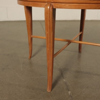 Centre Table Beech Poplar Veneer Italy 1950s