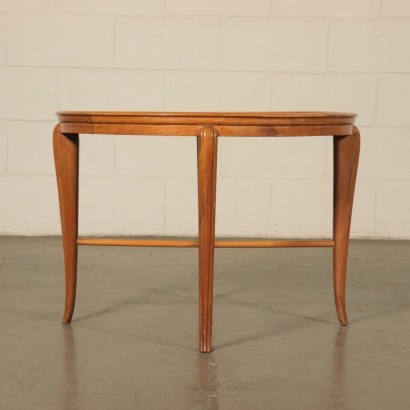 Centre Table Beech Poplar Veneer Italy 1950s