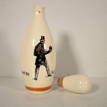 modernariato, modernariato di design, oggettistica, oggettistica modernariato, oggettistica di modernariato, oggettistica italiana, oggettistica vintage, oggettistica anni '60, oggettistica design anni 60,Bottiglia a Birillo Anni 60