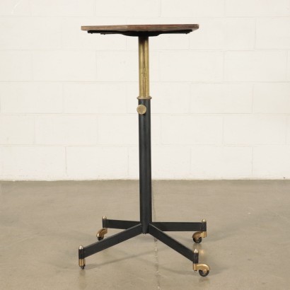 TV Stand Trolley Wood Metal Brass Italy