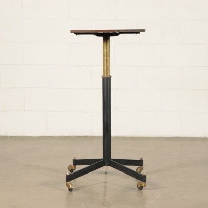 TV Stand Trolley Wood Metal Brass Italy
