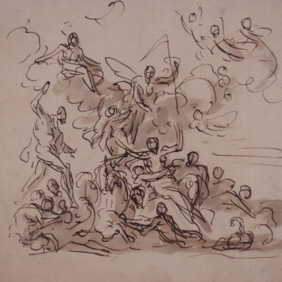 James Thornhill Pen And Ink On Paper About 1720