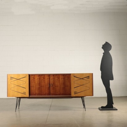 modernariato, modernariato di design, buffet, buffet modernariato, buffet di modernariato, buffet italiano, buffet vintage, buffet anni '60, buffet design anni 60