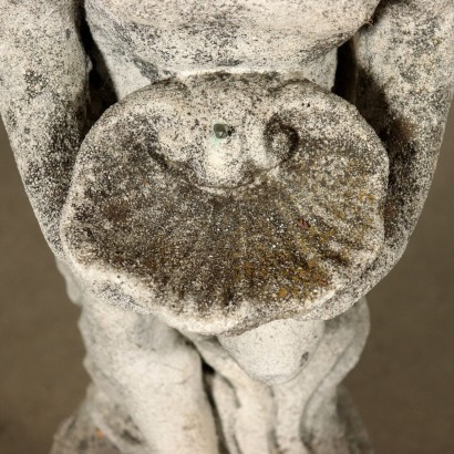 Garden Putto Sculpture Gravel Italy 20th Century