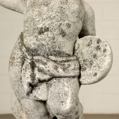 Garden Putto Sculpture Gravel Italy 20th Century