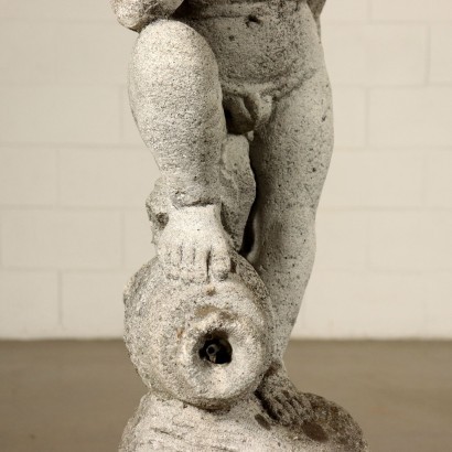 Garden Putto Sculpture Gravel Italy 20th Century