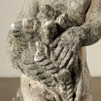 Garden Putto Sculpture Gravel Italy 20th Century