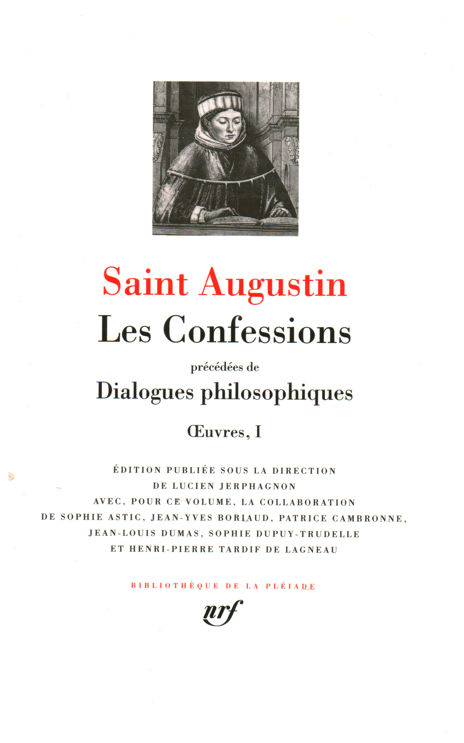 Les Confessions, Heiliger Augustin