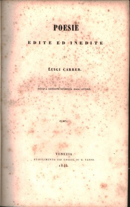 Poèmes publiés et non publiés