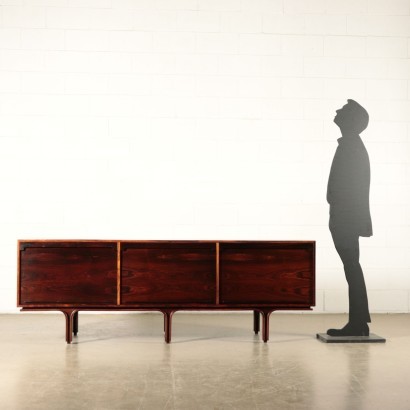 Sideboard Veneer 1960s Gianfranco Frattini Berinini