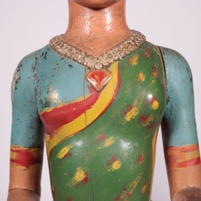 Paire de Statues en Bois Inde XX Siècle