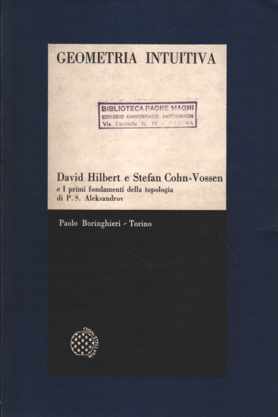 Geometria intuitiva, David Hilbert Stefan Cohn-Vossen