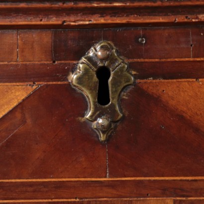 Baroque Cabinet Walnut Fruit Wood Veneer Fir Italy 18th Century