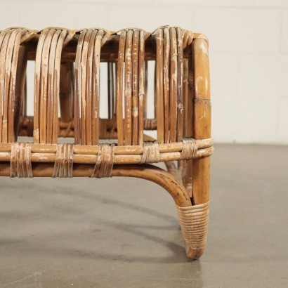 Pair Of Stools Bamboo Italy 20th Century