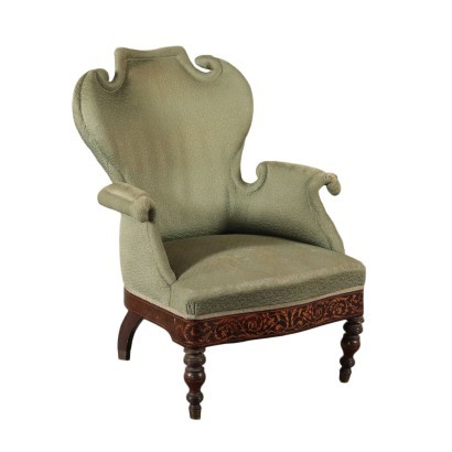 Charles X Armchair Maple Italy Second Quarter 19th Century