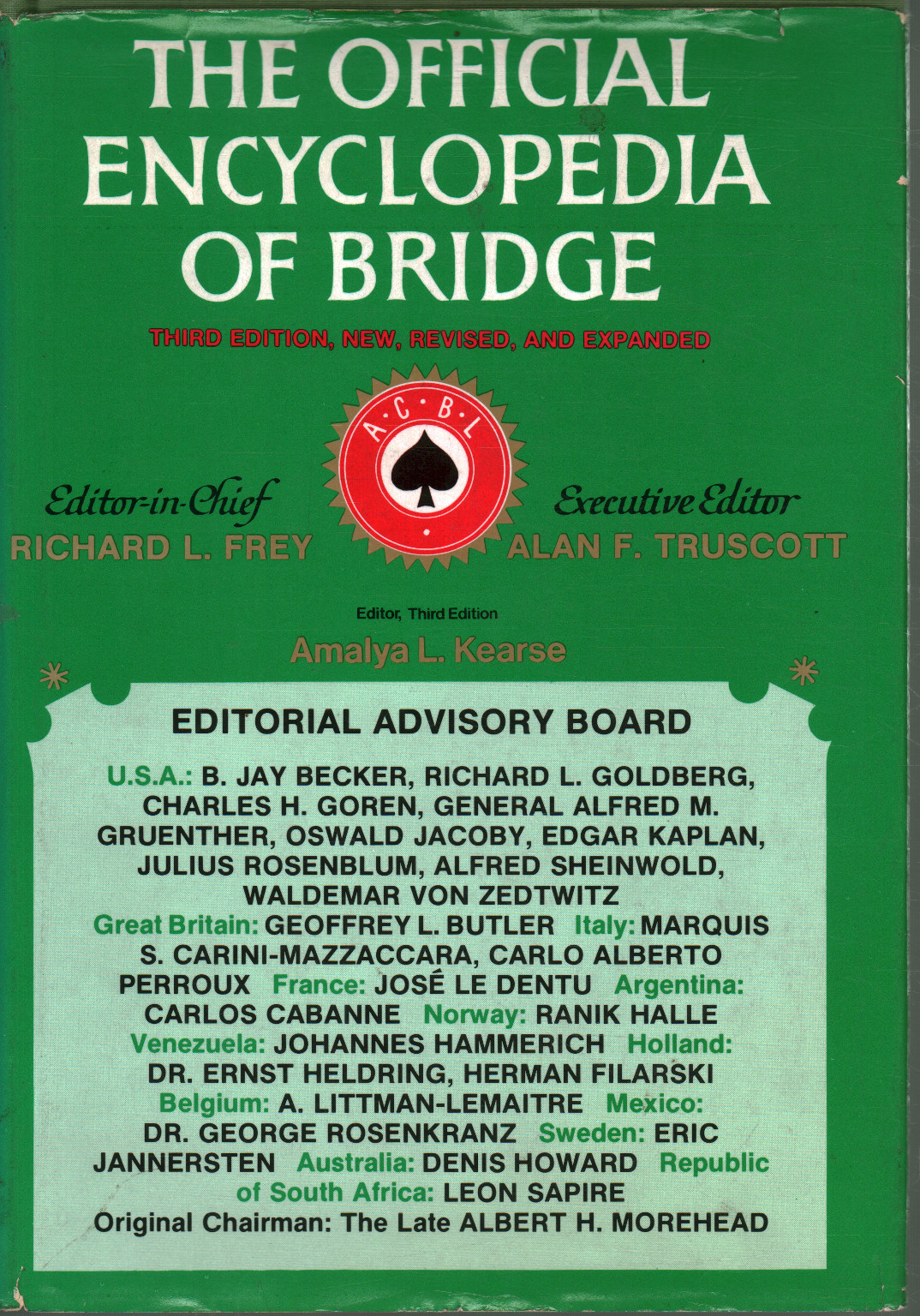 The official Encyclopedia of Bridge, AA.VV.