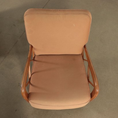 Chairs Beech Foam Fabric Italy 1950s Paolo Buffa