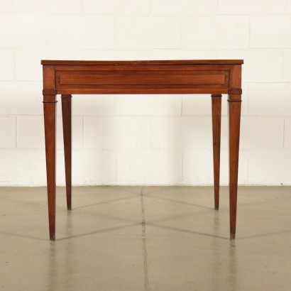 Petite Table Directoire Incrusté Noyer Italie Fin 18ème Début 19ème