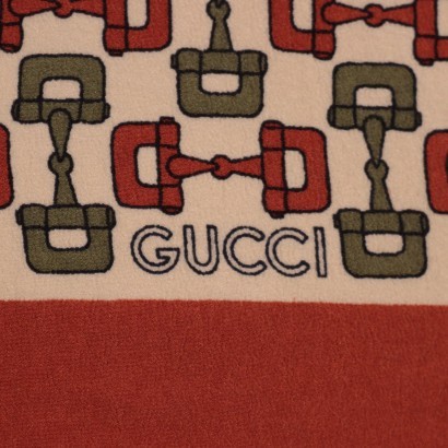 Gucci Vintage Horse Bites Schal