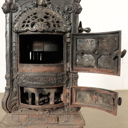 Stove Cast Iron Nuremberg Germany 20th Century