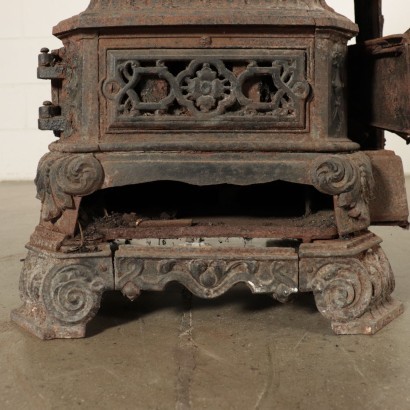 Stove Cast Iron Nuremberg Germany 20th Century