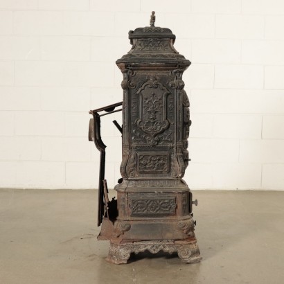 Stove Cast Iron Nuremberg Germany 20th Century