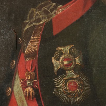 Portrait of Joseph II of Austria Oil on Canvas 18th Century
