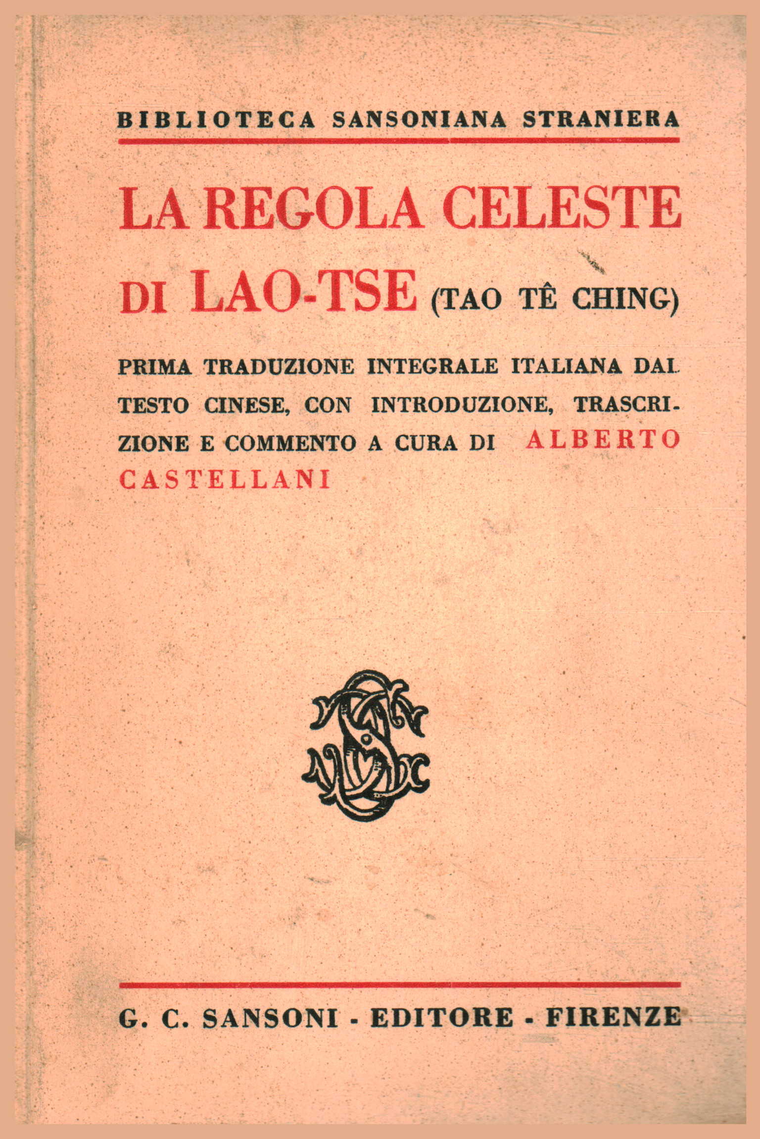 La regola celeste, Lao-Tse