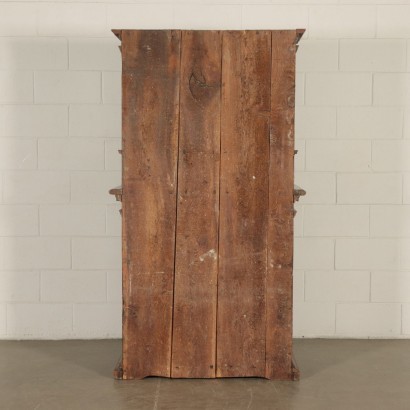 Readjusted Baroque Cupboard Walnut and Fir Italy 20th Century