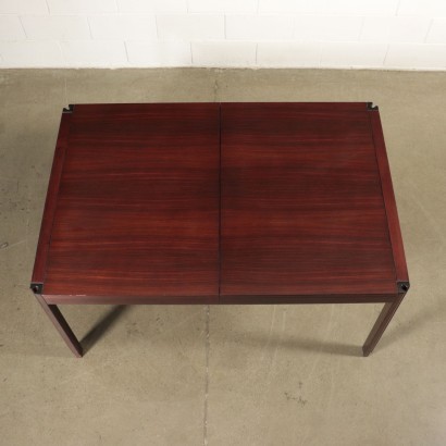 Table Angelo Mangiarotti Rosewood Veneer Giussano Italy 1980s