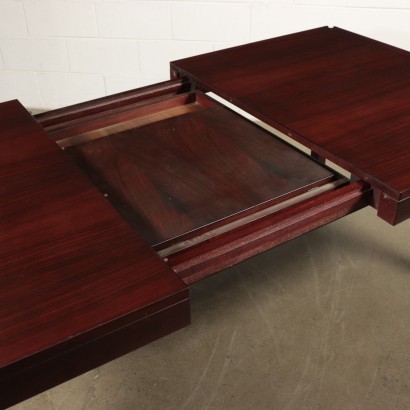 Table Angelo Mangiarotti Rosewood Veneer Giussano Italy 1980s