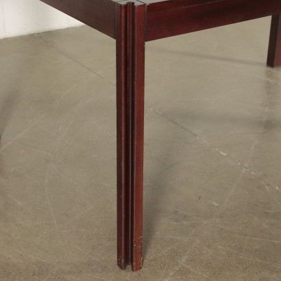 Table Angelo Mangiarotti Placage De Palissandre Giussano Italie 1980