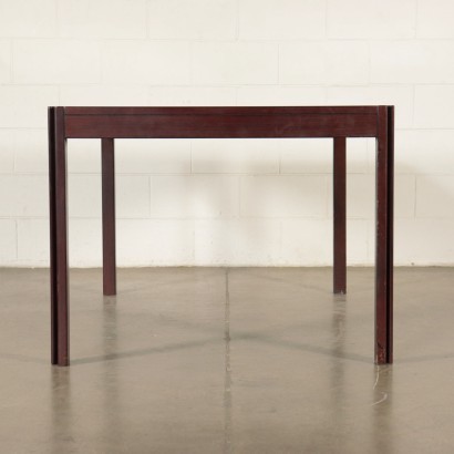 Table Angelo Mangiarotti Placage De Palissandre Giussano Italie 1980