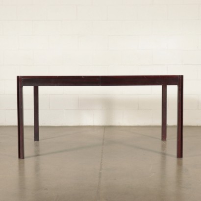 Table Angelo Mangiarotti Placage De Palissandre Giussano Italie 1980