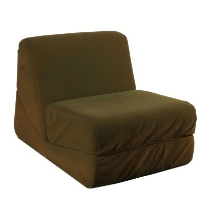 Fauteuil Galeotta DDL Mousse Tissu Années 1960 1970