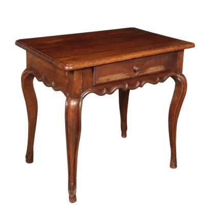 Small Table Solid Walnut Italy 18th Century