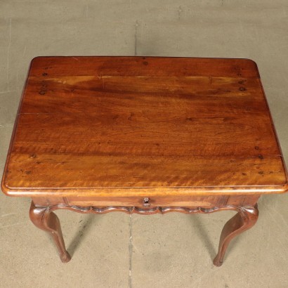 Small Table Solid Walnut Italy 18th Century