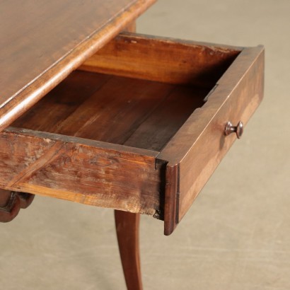 Small Table Solid Walnut Italy 18th Century