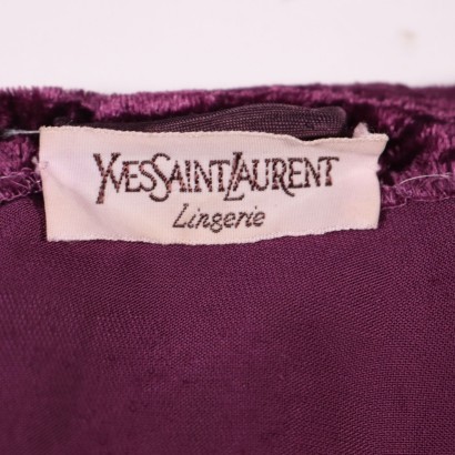 Peignoir Vintage Yves Saint Laurent Velours Paris France 1970 1980