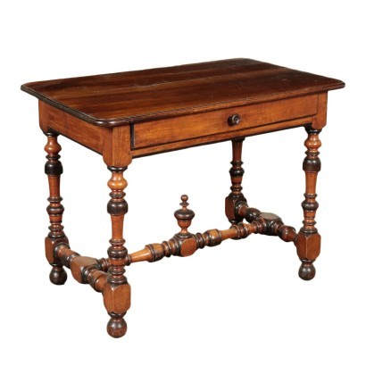 Small Table Walnut and Cherry Italy 18th Century