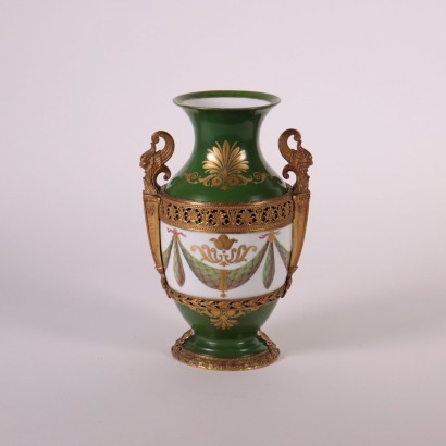 Empire Style Vase Porcelain France 19th Century