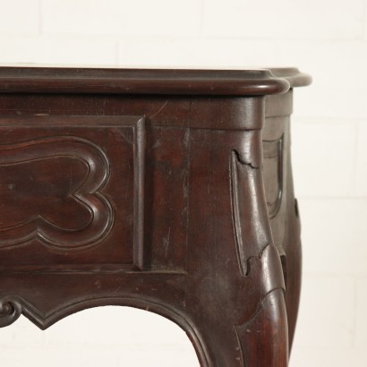 Neo-Classical Style Console Walnut Italy 20th Century