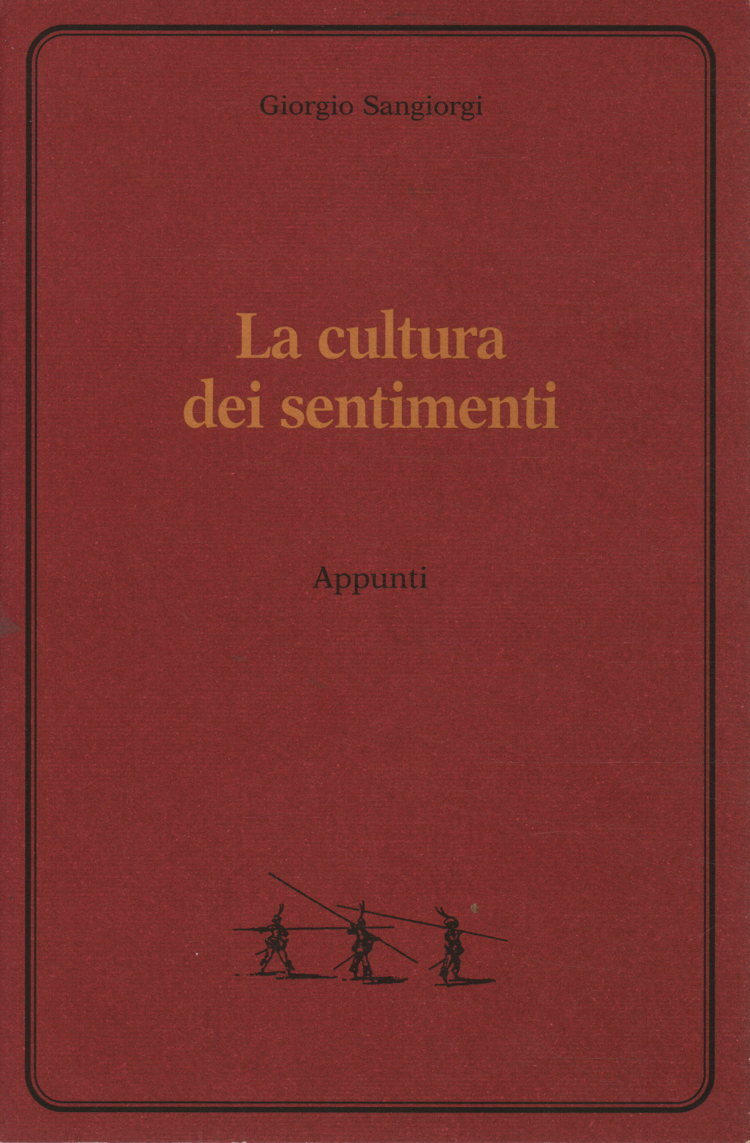 La culture des sentiments, Giorgio Sangiorgi