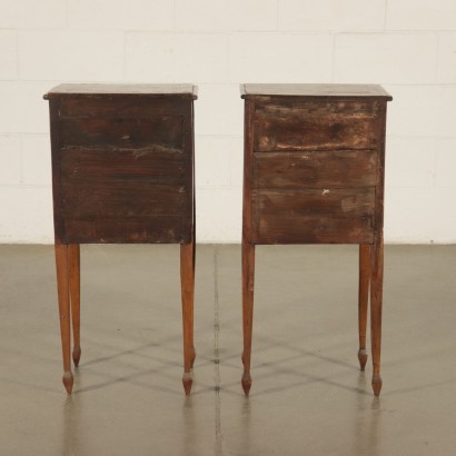 Pair of Veronese Neoclassical Bedside Tables