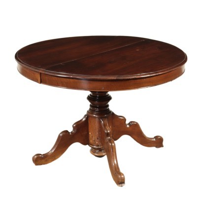 Extensible Table Walnut Italy 19th Century